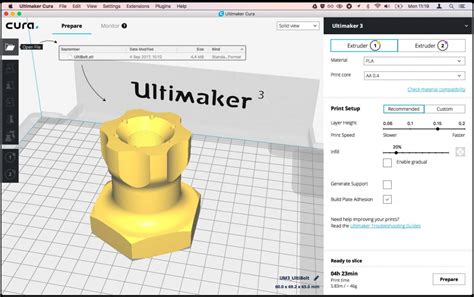 Software for 3D printers .